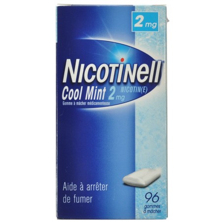Nicotinell Cool Mint 2mg Kauwgom 96 Nicotinell Cool Mint 2mg Kauwgom 96