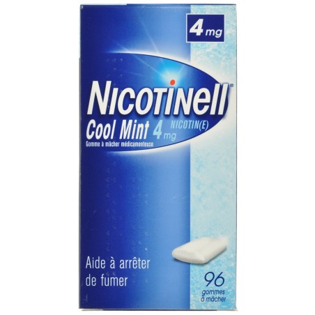 Nicotinell Cool Mint 4 Mg Gommes a Macher 96 Nicotinell Cool Mint 4 Mg Gommes a Macher 96