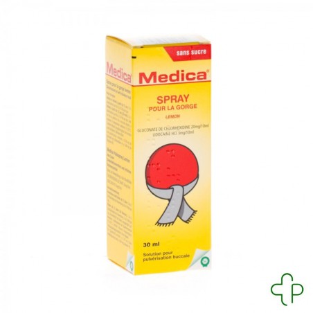 Medica Spray pour la Gorge 30ml Lemon - Acheter en ligne Medica Spray pour la Gorge 30ml Lemon - Acheter en ligne