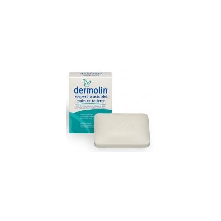 Dermolin Zeepvrij Wastablet Zonder Parfum 100G Dermolin Zeepvrij Wastablet Zonder Parfum 100G