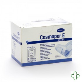 Cosmopor E Pansements Sterile Adh 7,2x 5cm 50 9008705