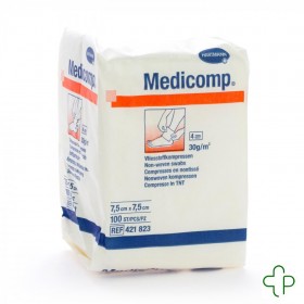 Medicomp Kp Niet St 4Pl 7,5X7,5Cm 100 4218237