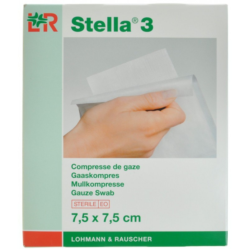 Stella 3 Compresse Sterile 7,5x7,5cm 20 35003 - Acheter en ligne