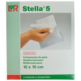 Stella 5 Steriele Kompressen 10X10 12St