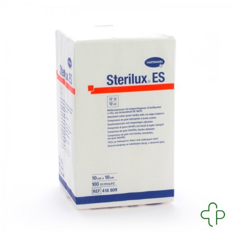 Sterilux es cp N/st 12pl 10,0x10,0cm 100 4188092 Sterilux es cp N/st 12pl 10,0x10,0cm 100 4188092