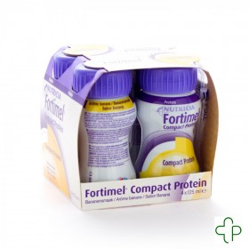 Fortimel Compact Protein Banaan 4X125 ml