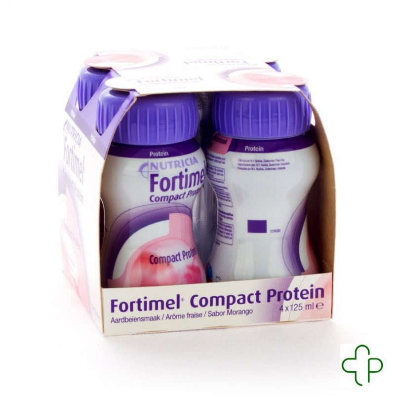 Fortimel Compact Protein Fraise 4x125ml - Acheter en ligne