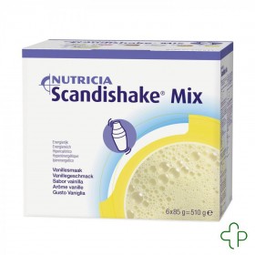 Scandishake Mix Vanille Nf Zakje 6x85g