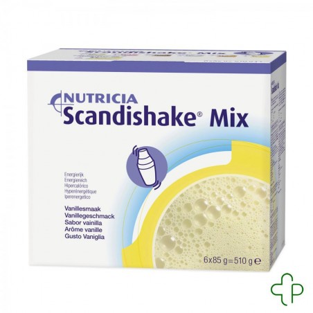 Scandishake Mix Vanille Nf sachet 6x85g - Acheter en ligne Scandishake Mix Vanille Nf sachet 6x85g - Acheter en ligne
