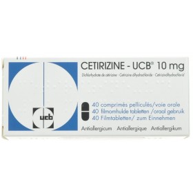 Cetirizine-ucb 10 Mg 40 Comprimes
