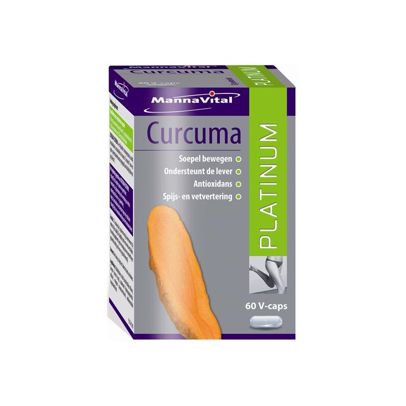 Mannavital Curcuma Platinum V-Capsules 60