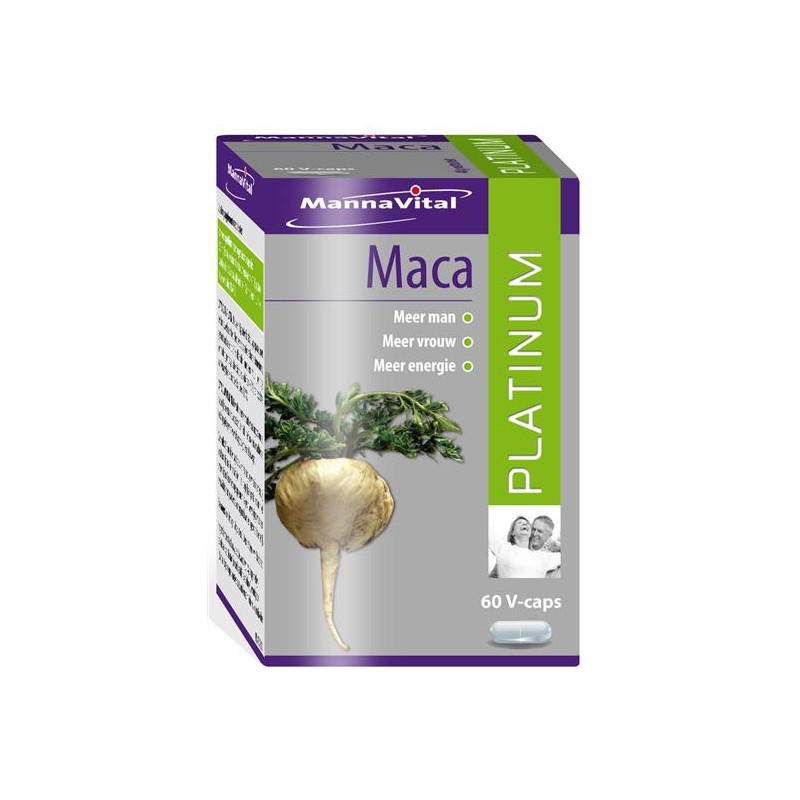 Mannavital Maca Platinum V-Capsules 60