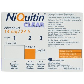 Niquitin Clear Patches 14 X 14 Mg