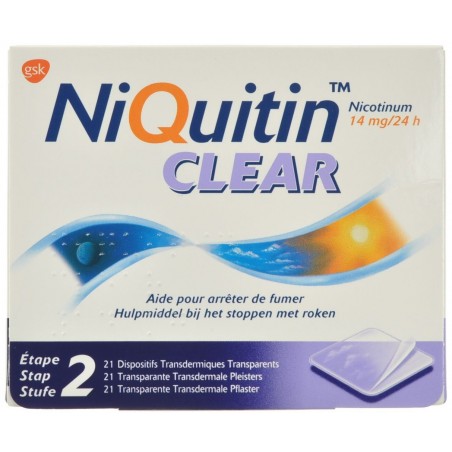 Niquitin Clear Patches 21 X 14mg Niquitin Clear Patches 21 X 14mg