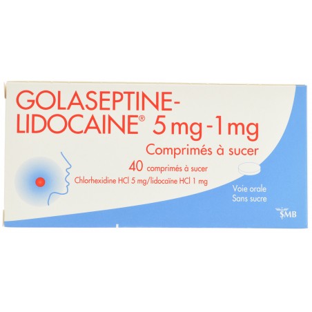 Golaseptine Lidocaine Comprimés a Sucer 40 - Acheter en ligne Golaseptine Lidocaine Comprimés a Sucer 40 - Acheter en ligne