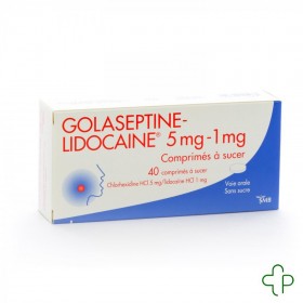 Golaseptine Lidocaine Comprimés a Sucer 40 - Acheter en ligne