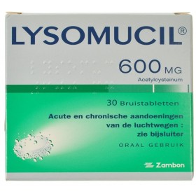 Lysomucil 600mg 30 Bruistabletten