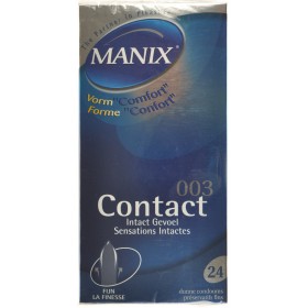 Manix Contact Preservatifs 24