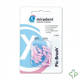 Miradent Pic-Brush Borsteltje Roze 12