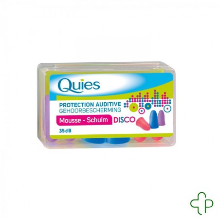 Quies Protection Auditive Mousse Disco 3 Paires Quies Protection Auditive Mousse Disco 3 Paires