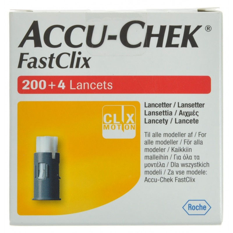 Accu Chek Mobile Fastclix Lancets 34x6 5208491001 - Acheter en ligne