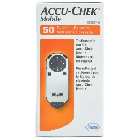 Accu Chek Mobile Test Cassette 50 Tests 595374017 - Acheter en ligne Accu Chek Mobile Test Cassette 50 Tests 595374017 - Acheter en ligne