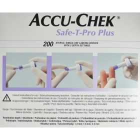 Accu Chek Safe T Pro Plus Steril Jetable 200 - Acheter en ligne