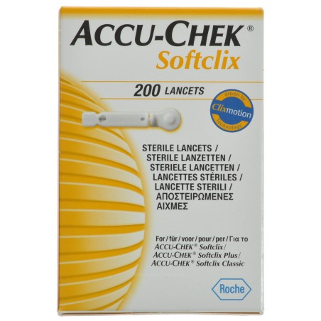 Accu Chek Softclix Lancet 200 3307484001 - Acheter en ligne Accu Chek Softclix Lancet 200 3307484001 - Acheter en ligne
