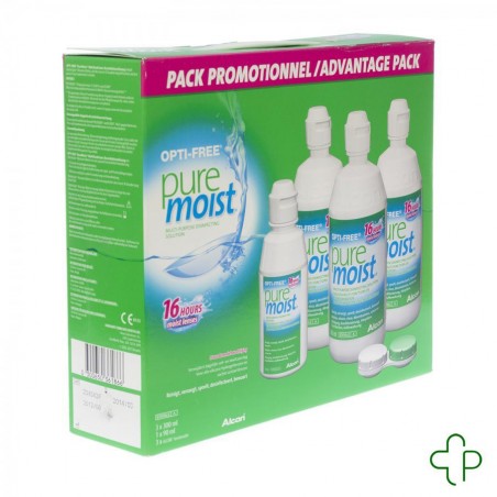 Opti-free Puremoist M.purpos.desinf.3x300ml+3 Etu Opti-free Puremoist M.purpos.desinf.3x300ml+3 Etu